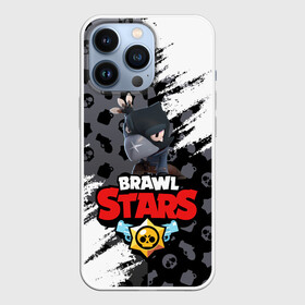 Чехол для iPhone 13 Pro с принтом BRAWL STARS CROW в Санкт-Петербурге,  |  | 8 bit | 8 бит. | 8bit | 8бит | android | brawl stars | colt | crow | games | leon | penny | poco | shelly | spike | wanted | брав | бравл старс | звезды | игры | мобильные игры | старс