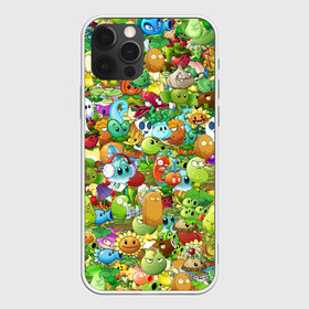 Чехол для iPhone 12 Pro Max с принтом PLANTS VS ZOMBIES в Санкт-Петербурге, Силикон |  | Тематика изображения на принте: game | gamer | pattern | plants vs zombies | sticker | зомби | игры | паттерн | растения | растения против зомби | стикеры