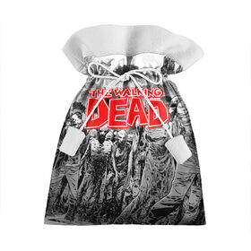 Подарочный 3D мешок с принтом Walking Dead [2] в Санкт-Петербурге, 100% полиэстер | Размер: 29*39 см | walking dead | зомби | ходячие мертвецы