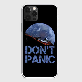 Чехол для iPhone 12 Pro Max с принтом Dont Panic в Санкт-Петербурге, Силикон |  | Тематика изображения на принте: 2022 | cat | elon | galaxy | mars | moon | musk | nasa | space | spacex | tesla | вселенная | галактика | звезды | илон | космонавт | космос | луна | марс | маск | наса | скафандр | тесла