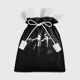 Подарочный 3D мешок с принтом Pulp Fiction в Санкт-Петербурге, 100% полиэстер | Размер: 29*39 см | pulp fiction | криминальное чтиво | сэмюел л джексон | тарантино | ума турман