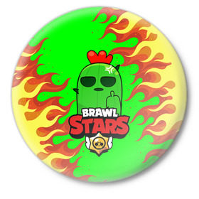Значок с принтом Brawl Stars в Санкт-Петербурге,  металл | круглая форма, металлическая застежка в виде булавки | brawl | brawl stars | stars | бравл | бравл старс | браво старс | игра | компьютерная | онлайн | старс