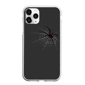 Чехол для iPhone 11 Pro матовый с принтом Паук в Санкт-Петербурге, Силикон |  | animal | animals | poison | spider | venom | вдова | животные | каракурт | паук | паутина | паучок | черная | черная вдова | яд