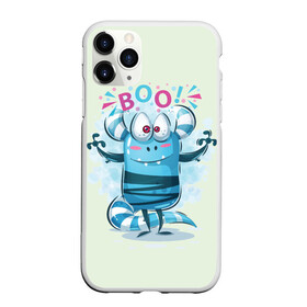 Чехол для iPhone 11 Pro Max матовый с принтом BOO в Санкт-Петербурге, Силикон |  | bright | cute monsters | fun | funny | веселый | милый монстрик | прикольный | яркий забавный