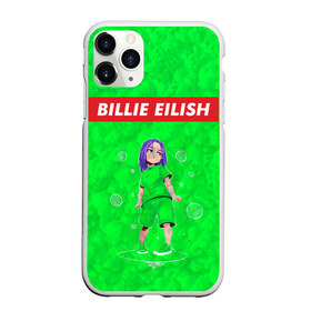 Чехол для iPhone 11 Pro Max матовый с принтом BILLIE EILISH GREEN в Санкт-Петербурге, Силикон |  | bad guy | billie | eilish | ocean eyes | айлиш | билли | девушка | певица | эйлиш