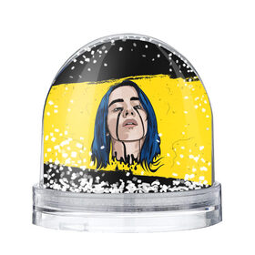Снежный шар с принтом BILLIE EILISH в Санкт-Петербурге, Пластик | Изображение внутри шара печатается на глянцевой фотобумаге с двух сторон | bad guy | billie | eilish | ocean eyes | айлиш | билли | девушка | певица | эйлиш