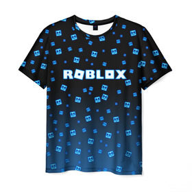Мужская футболка 3D с принтом Roblox X Marshmello в Санкт-Петербурге, 100% полиэфир | прямой крой, круглый вырез горловины, длина до линии бедер | marshmello | roblox | roblox x marshmello | roblox скачать | игра роблокс | роблокс | роблокс играть | роблокс симулятор | скачать роблокс
