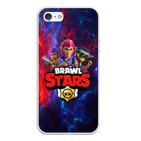 Чехол для iPhone 5/5S матовый с принтом BRAWL STARS в Санкт-Петербурге, Силикон | Область печати: задняя сторона чехла, без боковых панелей | brawl stars | bull | colt | crow | leon | stars | берли | бо | брок | ворон | джесси | динамайк | дэррил | кольт | леон | мортис | нита | пайпер | пенни | поко | пэм | рикошет | спайк | фрэнк | шелли | эль примо