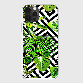 Чехол для iPhone 12 Pro Max с принтом TROPIC TEXTURE в Санкт-Петербурге, Силикон |  | bright | colorful | neon | retro | vintage | винтаж | неон | неоновые | пальмы | ретро | ретро неон | тропики | тропические листья