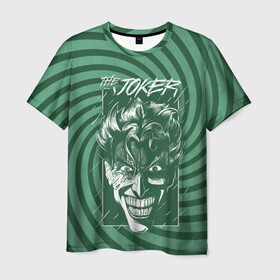 Мужская футболка 3D с принтом The Joker в Санкт-Петербурге, 100% полиэфир | прямой крой, круглый вырез горловины, длина до линии бедер | batman | dc | dc джокер | detective comics | harley | joker | shtatjoker | the joker | бетмен | джокер | злодей | харли