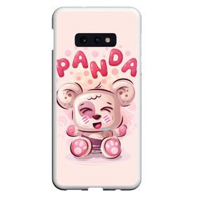 Чехол для Samsung S10E с принтом PANDA в Санкт-Петербурге, Силикон | Область печати: задняя сторона чехла, без боковых панелей | bear | bright | funny | panda | веселый | забавный | мишка | панда | прикольный | смешной | яркий