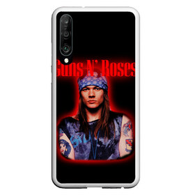 Чехол для Honor P30 с принтом Guns n roses + Спина в Санкт-Петербурге, Силикон | Область печати: задняя сторона чехла, без боковых панелей | Тематика изображения на принте: axl rose | geffen records | gnr | guns | rock | roses | slash | гансы | пистолеты | розы | рок | слеш | эксл роуз