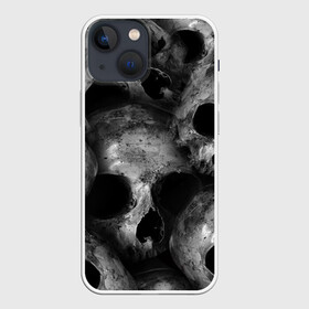 Чехол для iPhone 13 mini с принтом Черепа в Санкт-Петербурге,  |  | skull | гот | готика | кости | костлявые | костлявый | неживое | неживой | неживые | нежить | скелет | скелетон | скелетоны | скелеты | череп | черепа | черепки | черепком | черепок | черепом | черепы