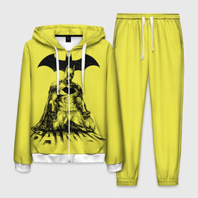 Мужской костюм 3D с принтом Batman в Санкт-Петербурге, 100% полиэстер | Манжеты и пояс оформлены тканевой резинкой, двухслойный капюшон со шнурком для регулировки, карманы спереди | Тематика изображения на принте: bat man | batman | batman comics | caped crusader | dark knight | shtatbat | бетмен | брюс уэйн | бэт мен | бэтмен | тёмный рыцарь