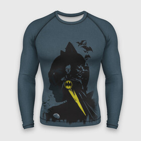 Мужской рашгард 3D с принтом Batman в Санкт-Петербурге,  |  | bat man | batman | batman comics | caped crusader | cat woman | catwoman | comics | dark knight | shtatbat | бетмен | брюс уэйн | бэт мен | бэтмен | женщина кошка | тёмный рыцарь