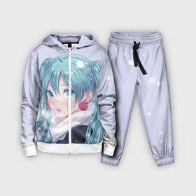 Детский костюм 3D с принтом Hatsune Miku. Winter в Санкт-Петербурге,  |  | anime | aquamarin | aquamarine | everlasting | hatsune | j pop | miku | projectdiva | singer | snow | summer | vocaloid | аквамарин | аниме | вокалоид | мику | певица | хацуне | хацунэ