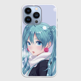 Чехол для iPhone 13 Pro с принтом Hatsune Miku. Winter в Санкт-Петербурге,  |  | anime | aquamarin | aquamarine | everlasting | hatsune | j pop | miku | projectdiva | singer | snow | summer | vocaloid | аквамарин | аниме | вокалоид | мику | певица | хацуне | хацунэ