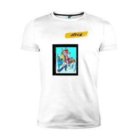 Мужская футболка премиум с принтом Ateez в Санкт-Петербурге, 92% хлопок, 8% лайкра | приталенный силуэт, круглый вырез ворота, длина до линии бедра, короткий рукав | ateez | k pop | корейская группа | музыка | парни