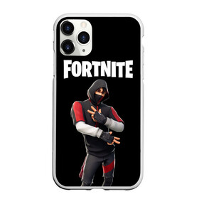 Чехол для iPhone 11 Pro матовый с принтом FORTNITE IKONIK (КАПЮШОН) в Санкт-Петербурге, Силикон |  | fnchap2 | fortnite | fortnite 2 | fortnite x | ikonik | marshmello | иконик | маршмелло | фортнайт | фортнайт 2 | фортнайт глава 2