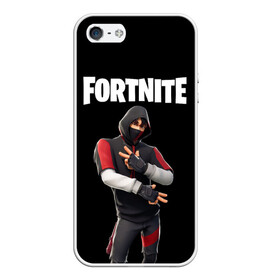 Чехол для iPhone 5/5S матовый с принтом FORTNITE IKONIK (КАПЮШОН) в Санкт-Петербурге, Силикон | Область печати: задняя сторона чехла, без боковых панелей | fnchap2 | fortnite | fortnite 2 | fortnite x | ikonik | marshmello | иконик | маршмелло | фортнайт | фортнайт 2 | фортнайт глава 2