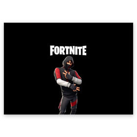 Поздравительная открытка с принтом FORTNITE IKONIK (КАПЮШОН) в Санкт-Петербурге, 100% бумага | плотность бумаги 280 г/м2, матовая, на обратной стороне линовка и место для марки
 | Тематика изображения на принте: fnchap2 | fortnite | fortnite 2 | fortnite x | ikonik | marshmello | иконик | маршмелло | фортнайт | фортнайт 2 | фортнайт глава 2