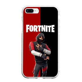 Чехол для iPhone 7Plus/8 Plus матовый с принтом FORTNITE IKONIK в Санкт-Петербурге, Силикон | Область печати: задняя сторона чехла, без боковых панелей | fortnite | fortnite 2 | fortnite x маршмелло | ikonik | marshmello | ninja | ninja streamer | иконик | ниндзя | фортнайт | фортнайт 2 | фортнайт глава 2