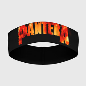 Повязка на голову 3D с принтом Pantera в Санкт-Петербурге,  |  | american | anselmo | havy metal | pantera | philip anselmo | trash metal | ансельмо | пантера | фил ансельмо