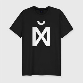 Мужская футболка премиум с принтом Х в Санкт-Петербурге, 92% хлопок, 8% лайкра | приталенный силуэт, круглый вырез ворота, длина до линии бедра, короткий рукав | xyn | абстракция | маты | метамодернизм | надписи