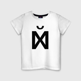 Детская футболка хлопок с принтом Х в Санкт-Петербурге, 100% хлопок | круглый вырез горловины, полуприлегающий силуэт, длина до линии бедер | xyn | абстракция | маты | метамодернизм | надписи