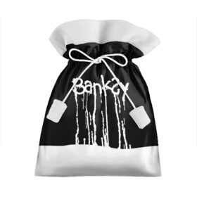 Подарочный 3D мешок с принтом Banksy в Санкт-Петербурге, 100% полиэстер | Размер: 29*39 см | art | banksy | street | street art | арт | бэнкси | стрит | стрит арт