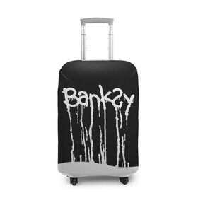 Чехол для чемодана 3D с принтом Banksy в Санкт-Петербурге, 86% полиэфир, 14% спандекс | двустороннее нанесение принта, прорези для ручек и колес | art | banksy | street | street art | арт | бэнкси | стрит | стрит арт
