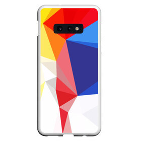 Чехол для Samsung S10E с принтом BACKGROUND COLOR в Санкт-Петербурге, Силикон | Область печати: задняя сторона чехла, без боковых панелей | abstract | abstraction | color | geometry | paitnt | polygon | polygonal | psy | абстракция | геометрия | краски | неоновые | полигоны | психоделика