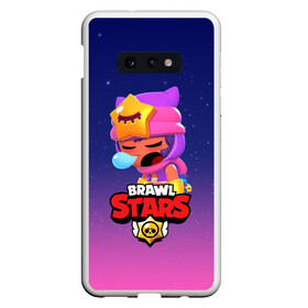 Чехол для Samsung S10E с принтом BRAWL STARS - SANDY в Санкт-Петербурге, Силикон | Область печати: задняя сторона чехла, без боковых панелей | Тематика изображения на принте: brawl | bull | colt | crow | game | games | leon | online | penny | poco | sandy | shelly | spike | star | stars | wanted | брав | бравл | браво | звезда | звезды | игра | игры | лого | онлайн | сенди | старс | сэнди