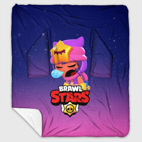 Плед с рукавами с принтом BRAWL STARS - SANDY в Санкт-Петербурге, 100% полиэстер | Закругленные углы, все края обработаны. Ткань не мнется и не растягивается. Размер 170*145 | brawl | bull | colt | crow | game | games | leon | online | penny | poco | sandy | shelly | spike | star | stars | wanted | брав | бравл | браво | звезда | звезды | игра | игры | лого | онлайн | сенди | старс | сэнди