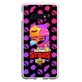 Чехол для Samsung S10E с принтом BRAWL STARS - SANDY в Санкт-Петербурге, Силикон | Область печати: задняя сторона чехла, без боковых панелей | brawl | bull | colt | crow | game | games | leon | online | penny | poco | sandy | shelly | spike | star | stars | wanted | брав | бравл | браво | звезда | звезды | игра | игры | лого | онлайн | сенди | старс | сэнди