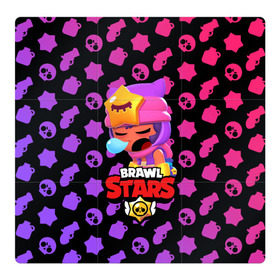 Магнитный плакат 3Х3 с принтом BRAWL STARS - SANDY в Санкт-Петербурге, Полимерный материал с магнитным слоем | 9 деталей размером 9*9 см | brawl | bull | colt | crow | game | games | leon | online | penny | poco | sandy | shelly | spike | star | stars | wanted | брав | бравл | браво | звезда | звезды | игра | игры | лого | онлайн | сенди | старс | сэнди