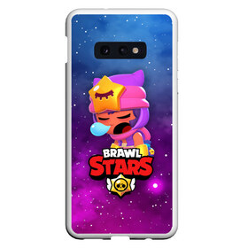 Чехол для Samsung S10E с принтом SANDY SPACE (Brawl Stars) в Санкт-Петербурге, Силикон | Область печати: задняя сторона чехла, без боковых панелей | brawl | bull | colt | crow | game | games | leon | online | penny | poco | sandy | shelly | spike | star | stars | wanted | брав | бравл | браво | звезда | звезды | игра | игры | лого | онлайн | сенди | старс | сэнди