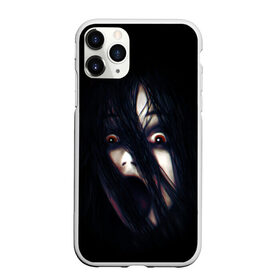 Чехол для iPhone 11 Pro Max матовый с принтом Cry в Санкт-Петербурге, Силикон |  | black | cry | eyes | fear | girl | hair | hairstyle | halloween | horror | pitch dark | волосы | глаза | девочка | крик | прическа | темень | ужас | хэллоуин | черный