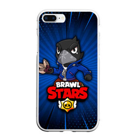 Чехол для iPhone 7Plus/8 Plus матовый с принтом BRAWL STARS CROW в Санкт-Петербурге, Силикон | Область печати: задняя сторона чехла, без боковых панелей | brawl stars | brawl stars crow | brawler | crow | бравл старз | бравлер | ворон