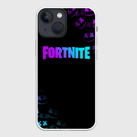 Чехол для iPhone 13 mini с принтом FORTNITE x MARSHMELLO в Санкт-Петербурге,  |  | fnchap2 | fortnite | fortnite 2 | fortnite x | marshmello | маршмелло | фортнайт | фортнайт 2 | фортнайт глава 2