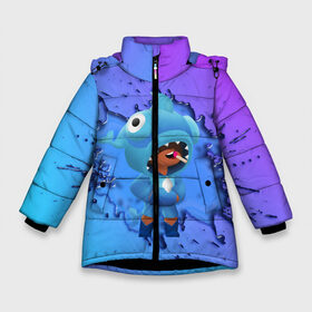 Зимняя куртка для девочек 3D с принтом Leon (Brawl Stars) в Санкт-Петербурге, ткань верха — 100% полиэстер; подклад — 100% полиэстер, утеплитель — 100% полиэстер. | длина ниже бедра, удлиненная спинка, воротник стойка и отстегивающийся капюшон. Есть боковые карманы с листочкой на кнопках, утяжки по низу изделия и внутренний карман на молнии. 

Предусмотрены светоотражающий принт на спинке, радужный светоотражающий элемент на пуллере молнии и на резинке для утяжки. | brawl stars | crow | game | leon | бравл | бравл стар | бравл старс | ворон | ворона | детская | детям | игра | компьютерная игра | кров | леон | персонаж | развлечение