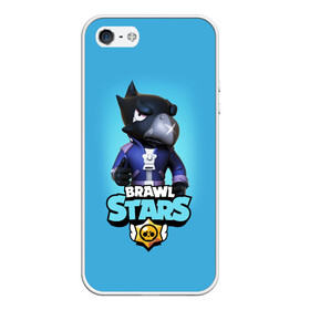 Чехол для iPhone 5/5S матовый с принтом Crow (Brawl Stars) в Санкт-Петербурге, Силикон | Область печати: задняя сторона чехла, без боковых панелей | brawl stars | crow | game | leon | бравл | бравл стар | бравл старс | ворон | ворона | детская | детям | игра | компьютерная игра | кров | леон | персонаж | развлечение