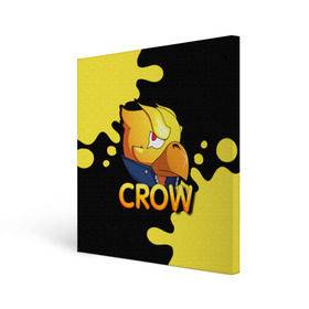 Холст квадратный с принтом Crow (Brawl Stars) в Санкт-Петербурге, 100% ПВХ |  | brawl stars | crow | game | leon | бравл | бравл стар | бравл старс | ворон | ворона | детская | детям | игра | компьютерная игра | кров | леон | персонаж | развлечение