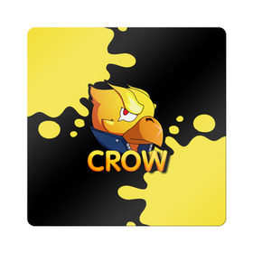 Магнит виниловый Квадрат с принтом Crow (Brawl Stars) в Санкт-Петербурге, полимерный материал с магнитным слоем | размер 9*9 см, закругленные углы | brawl stars | crow | game | leon | бравл | бравл стар | бравл старс | ворон | ворона | детская | детям | игра | компьютерная игра | кров | леон | персонаж | развлечение