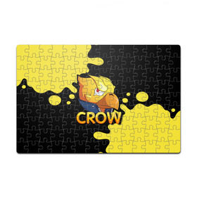 Пазл магнитный 126 элементов с принтом Crow (Brawl Stars) в Санкт-Петербурге, полимерный материал с магнитным слоем | 126 деталей, размер изделия —  180*270 мм | brawl stars | crow | game | leon | бравл | бравл стар | бравл старс | ворон | ворона | детская | детям | игра | компьютерная игра | кров | леон | персонаж | развлечение