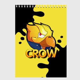 Скетчбук с принтом Crow (Brawl Stars) в Санкт-Петербурге, 100% бумага
 | 48 листов, плотность листов — 100 г/м2, плотность картонной обложки — 250 г/м2. Листы скреплены сверху удобной пружинной спиралью | brawl stars | crow | game | leon | бравл | бравл стар | бравл старс | ворон | ворона | детская | детям | игра | компьютерная игра | кров | леон | персонаж | развлечение