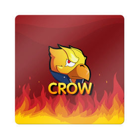 Магнит виниловый Квадрат с принтом Crow (Brawl Stars) в Санкт-Петербурге, полимерный материал с магнитным слоем | размер 9*9 см, закругленные углы | brawl stars | crow | game | leon | бравл | бравл стар | бравл старс | ворон | ворона | детская | детям | игра | компьютерная игра | кров | леон | персонаж | развлечение