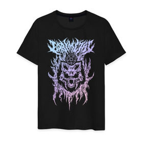 Мужская футболка хлопок с принтом BABYMETAL в Санкт-Петербурге, 100% хлопок | прямой крой, круглый вырез горловины, длина до линии бедер, слегка спущенное плечо. | Тематика изображения на принте: babymetal | moametal | su metal | yuimetal | бэбимэтал | группы | каваий метал | метал | музыка