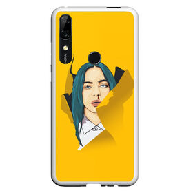 Чехол для Honor P Smart Z с принтом Billie Eilish в Санкт-Петербурге, Силикон | Область печати: задняя сторона чехла, без боковых панелей | bad | billie | boy | boys | eilish | girl | girls | music | pop | rap | sad | trend | билли | грустно | девочка | девочки | девушка | мальчик | музыка | поп | рэп | тренд | эйлиш