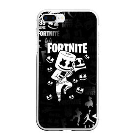 Чехол для iPhone 7Plus/8 Plus матовый с принтом FORTNITE MARSHMELLO в Санкт-Петербурге, Силикон | Область печати: задняя сторона чехла, без боковых панелей | fnchap2 | fortnite | fortnite 2 | fortnite x | marshmello | ninja | ninja hyper streamer | ninja streamer | streamer | tyler blevins | маршмелло | ниндзя | фортнайт | фортнайт 2 | фортнайт глава 2